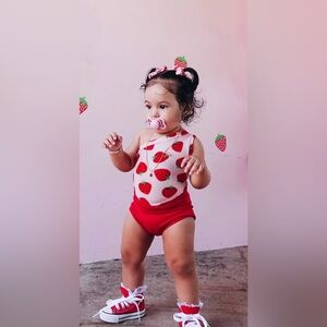 Baby Strawberry bodysuit